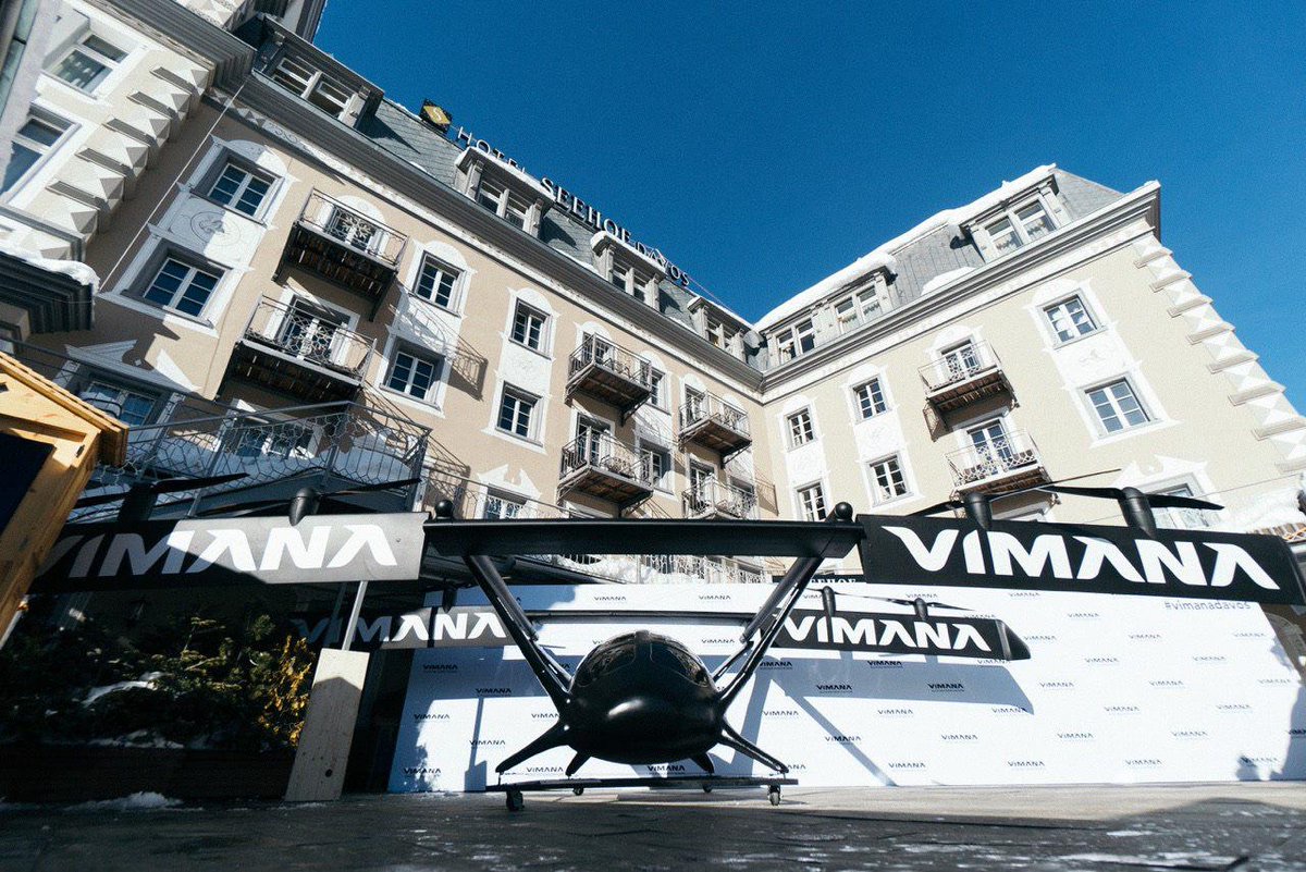 Прототип VIMANA на Всемирном экономическом форуме в Давосе
